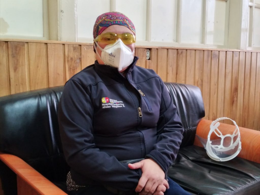 Vacunas: Mayra Benítez, directora del Hospital Pediátrico “Alfonso Villagómez”.