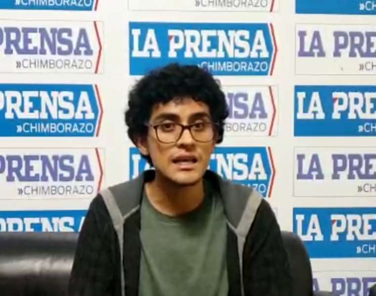 Derechos LGTBI: Es para enganchar a los jóvenes, dice Esteban Chávez, estudiante de Comunicación Social. https://laprensa.com.ec