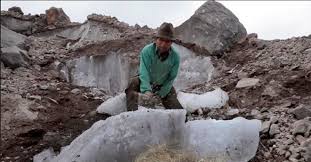 Ruta del hielero en el Chimborazo. https://laprensa.com.ec