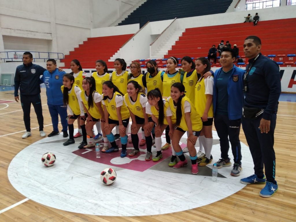 Selectivo de fútbol sala en Riobamba