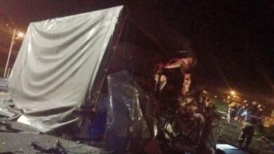 accidente de tránsito en la curva de San Andrés