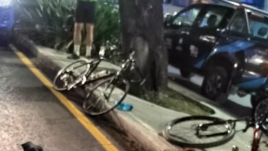 Policía atropelló a ciclistas en Guayaquil
