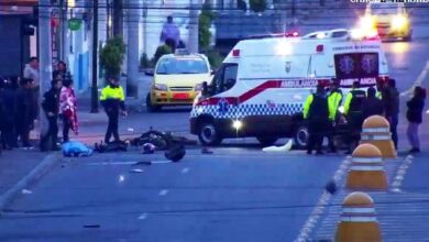 Accidente de tránsito en las calles Roma y Madrid.