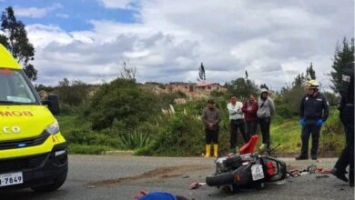 Accidente de tránsito en Riobamba dejó dos muertos.
