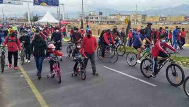 Ciclopaseo Riobamba organizado por la policía