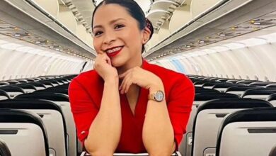 Erika Estrella, azafata kichwa de Avianca.