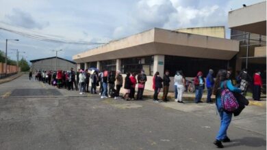 Largas filas para agendar turnos en el Hospital General Docente