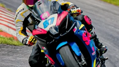 El motociclista riobambeño paseó su clase en la pista