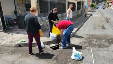 Inundaciones en Riobamba causadas por basura y lluvia