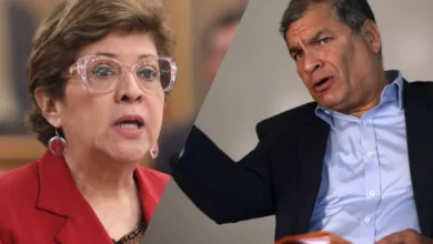 Ministra denunció a Rafael Correa por traición a la patria