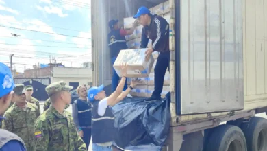 Los paquetes electorales para la Consulta Popular y Referéndum 2024 llegaron ayer al Centro de Procesamiento Electoral (CPE).