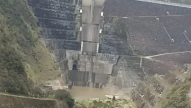 Hidroeléctrica Mazar sale de operación, su embalse está seco