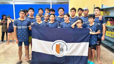 Estudiantes del Colegio San Felipe Neri de Riobamba destacaron en natación