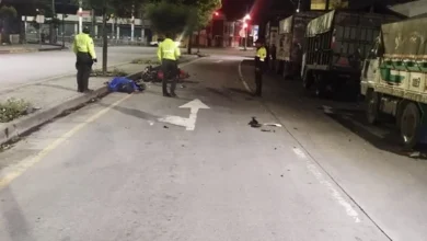 Motociclista joven muere a la madrigada en el sector del Mercado Mayorista