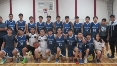 Estudiantes del Colegio San Felipe campeones en los intercolegiales en básket.