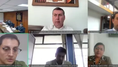 Ex-prefecto, Mariano Curicama en audiencia de casación con Tránsito Lluco.