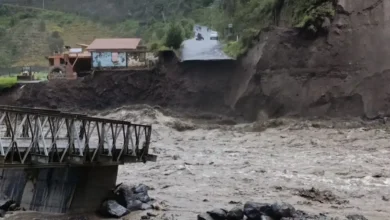 Vías cerradas se registran en diversos puntos de país por las lluvias y deslizamientos de tierra registradas el 15 y 16 de junio en territorio ecuatoriano.