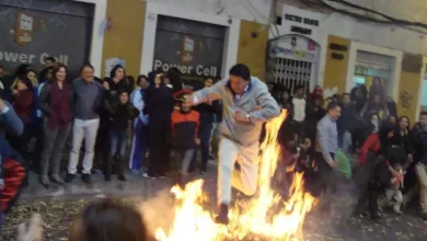 Riobamba festeja a San Pedro con quema de chamizas