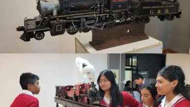 La exposición de trenes que presenta la Casa de la Cultura Núcleo de Chimborazo en Riobamba estará abierta al público del 3 al 14 de junio.