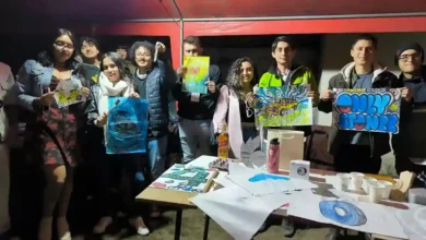 Para incentivar la cultura en Riobamba, la Cooperativa Ananda organizó festival de dibujo y pintura