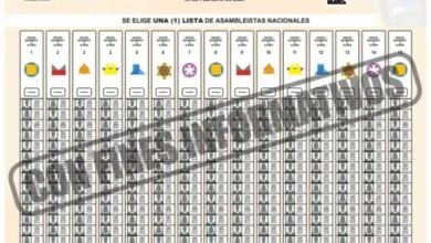 CNE definió diseño de papeletas para las elecciones 2025