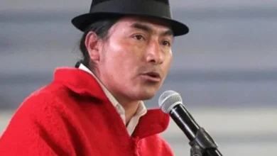 Conaie oficializo la candidatura de Leonidas Iza