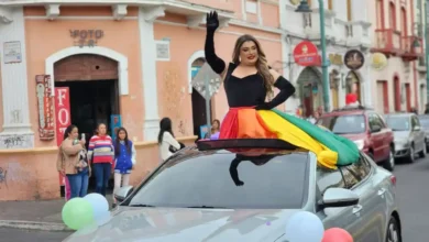 Marcha del orgullo LGBTIQA+ en Riobamba