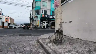 Vecinos, riesgo, Bellavista, poste