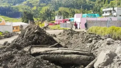 Pungalá afectada por aluvión recibe inspección de Municipio de Riobamba