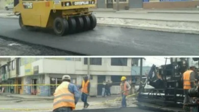 Municipio Riobamba cobrará el impuesto de contribución por mejoras en el reasfaltado de calles y avenidas.