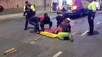 Un hombre se encuentra en estado crítico tras un accidente de tránsito ocurrido el domingo 14 de julio en Riobamba.