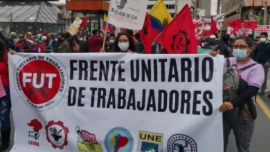 Movilizaciones en Ecuador este 4 de julio.