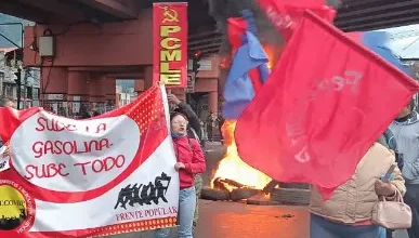 Paro fue controlado por la Policía Nacional en Quito.