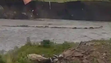 Varias casas en el cantón Penipe corren riesgo de caer por río. Autoridades no hacen nada para atender el problema