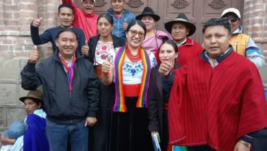 Pachacutik anuncia la precandidatura de Carmen Tiupul para la Asamblea Nacional.