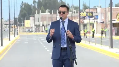 Daniel Noboa visitó Riobamba para la entrega de obras