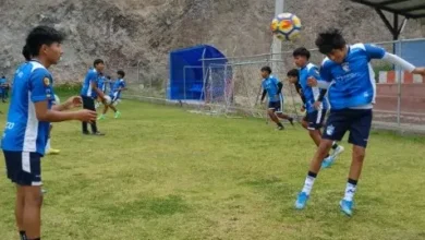 Entrenamientos de Minga Fútbol Club.