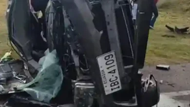 Un padre de familia murió en trágico accidente de tránsito en Colta. Su esposa y sus hijos se encuentran hospitalizados