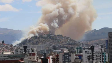 Incendio forestal en el Panecillo genera alarma en Quito