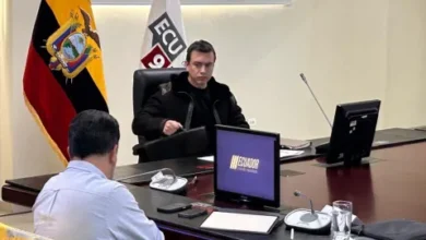 Los incendios forestales en Quito obligaron a regresar a Noboa