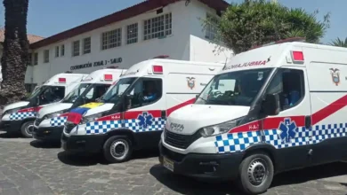 El Ministerio de Salud entregó 7 ambulancias para los cantones de Chimborazo.