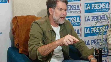 Francesco Tabacchi candidato a la presidencia por CREO visitó a Diario La Prensa Riobamba.