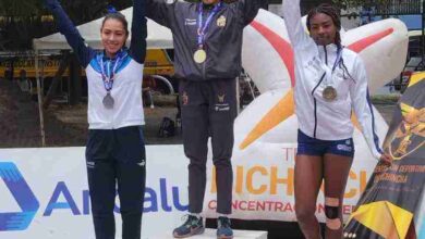 Gaby Díaz es la deportista de Chimborazo más veloz de Ecuador en los 400 metros vallas en los Juegos Nacionales Prejuveniles