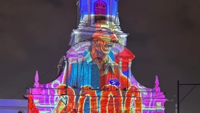 Mapping en Riobamba por la fundación del Ecuador.