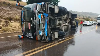 Accidente en la vía Guamote-Alausí deja cinco heridos