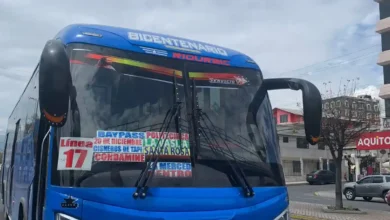 Ruta de la línea 17 de buses de Riobamba