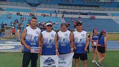 La comitiva de Chimborazo ganó tres medallas de oro en los Juegos Nacionales Máster que se realizaron en Guayaquil.