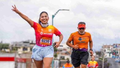Los atletas ecuatorianos Rosa Alba Chacha y Luis Masabanda fueron los triunfadores la Rio21K la ‘Carrera de la Ciudad’.