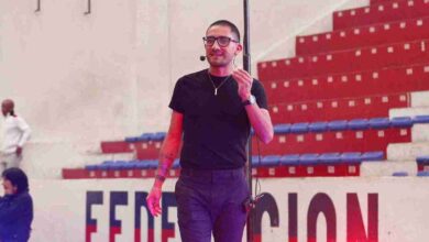 El medallista Olímpico Daniel Pintado llegó a Riobamba para compartir su historia que le llevó a la medalla Olímpica.