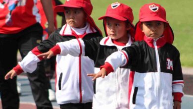 Más de 3.000 estudiantes de todos los niveles participan de los Juegos Internos de la Unidad Educativa Pedro Vicente Maldonado.